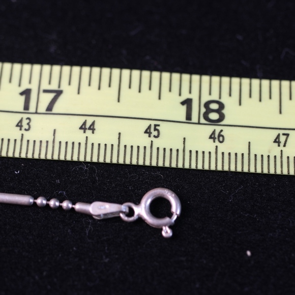 Sterling Silver 925 Ball Bead Chain Necklace - Picture 4 of 4